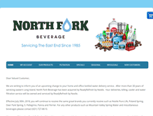 Tablet Screenshot of northforkwater.com